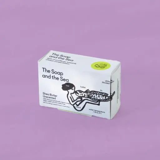 Sheabutter Seife ohne Duft von The Soap and the Sea