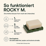 ROCKY M. Seifenschale aus Keramik mit Ablauf – WALD