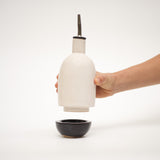 TAVOLA 3 • Olive Oil Bottle • white and black