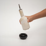 TAVOLA 2 • Olive Oil Bottle • white and black