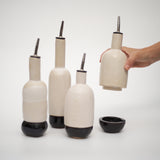 TAVOLA 3 • Olive Oil Bottle • white and black