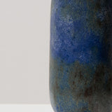 NIA Vase blau bronze
