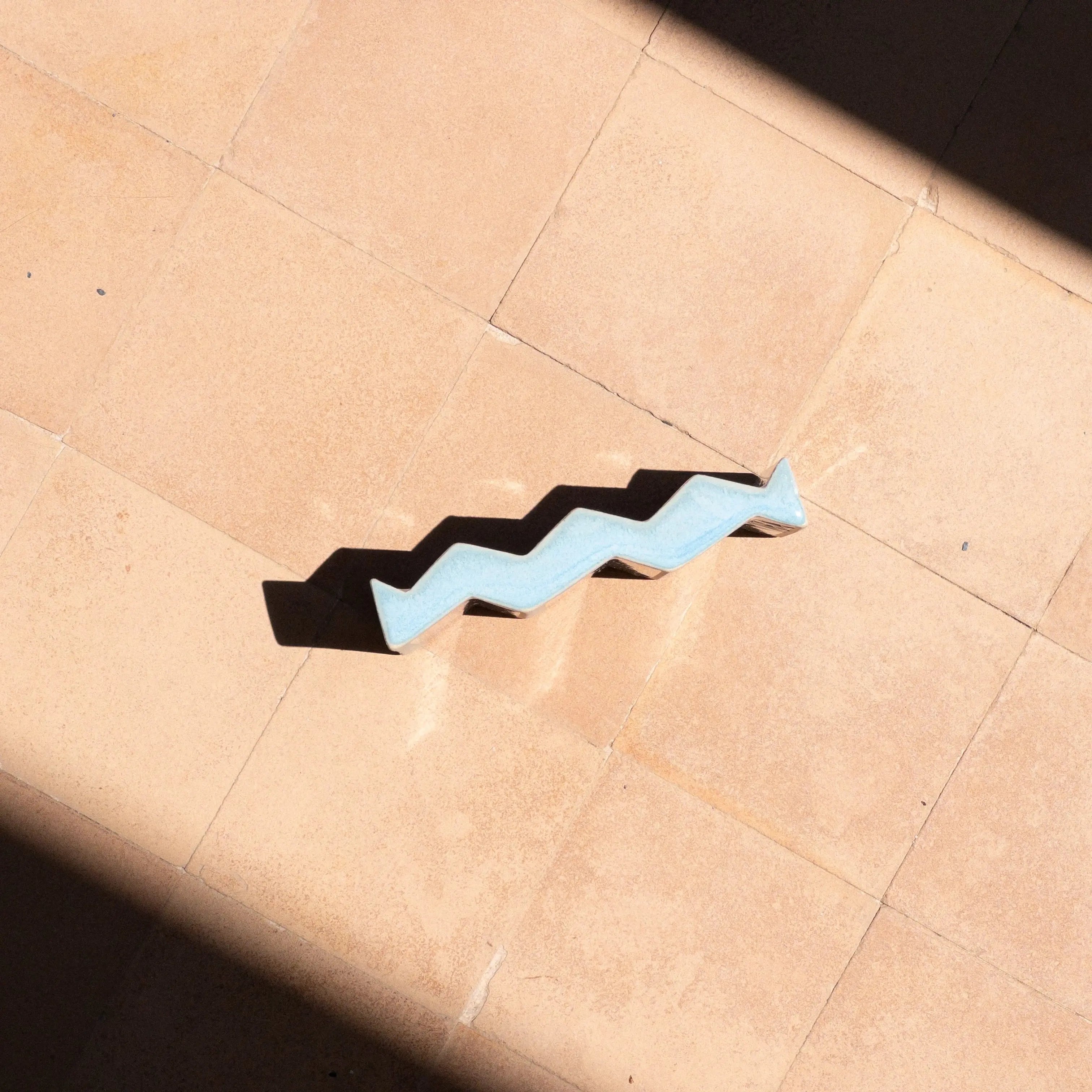 ROCKY M. • ceramic soap dish • ice blue - OBAstudios